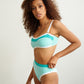 Griffin Seafoam Bandeau Piping Top